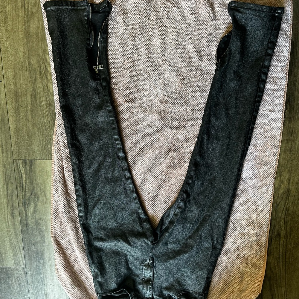 Black rockstar pants(with zipper)